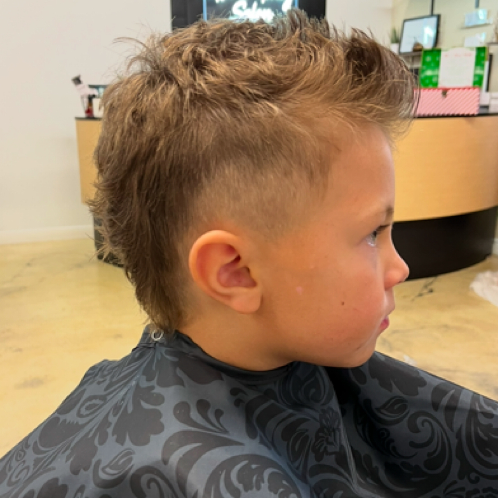 Kids Cut at curlupndye in Palisade, CO
