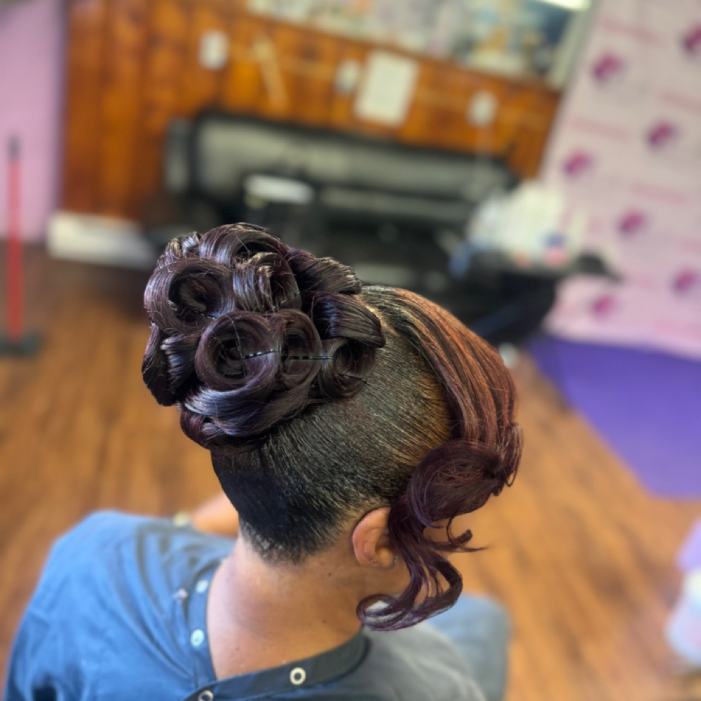 Updo at Consquilla  Carey in Richmond, VA