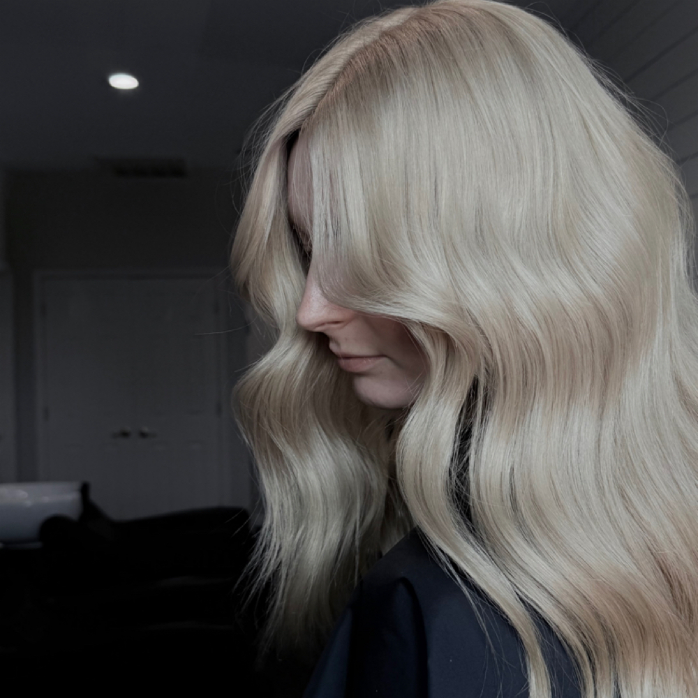 all over bleach + tone at Hair By Emma Stalvey in Asheboro, NC
