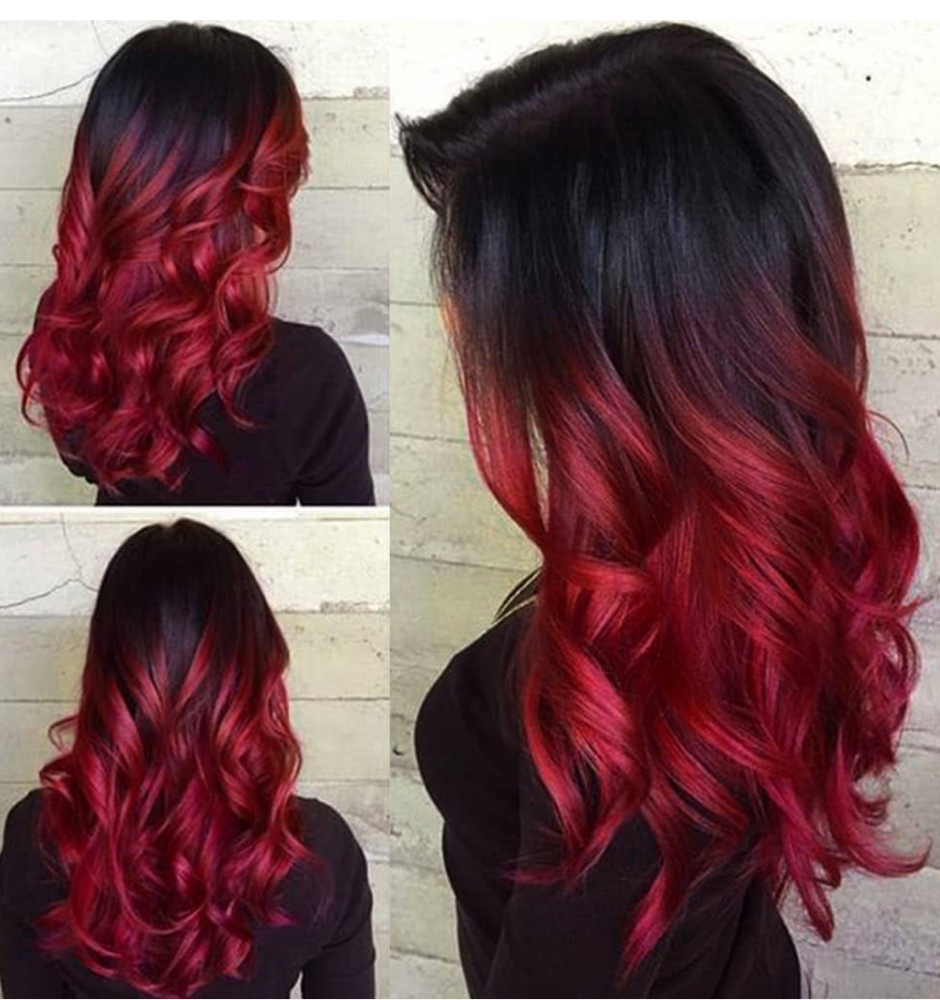 Ombre Hair Coloring