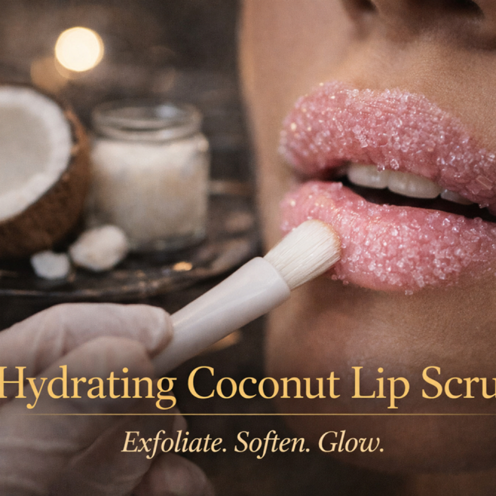 Hydrating Coconut Lip Scrub at HFS Trichology & HeadSpa Inc. in Stockton, CA