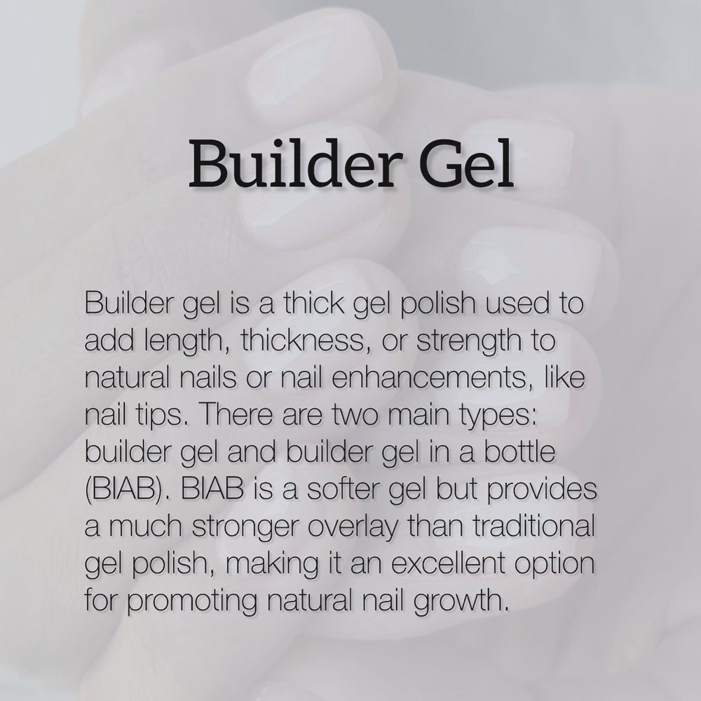 Structured gel manicure