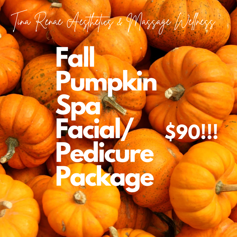 Fall Pumpkin Facial/Pedicure Packag