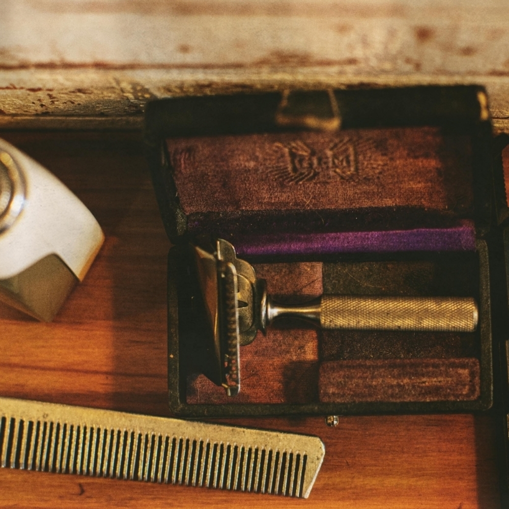 Head Shave at Grace & Grit Barber Co in Knoxville, TN