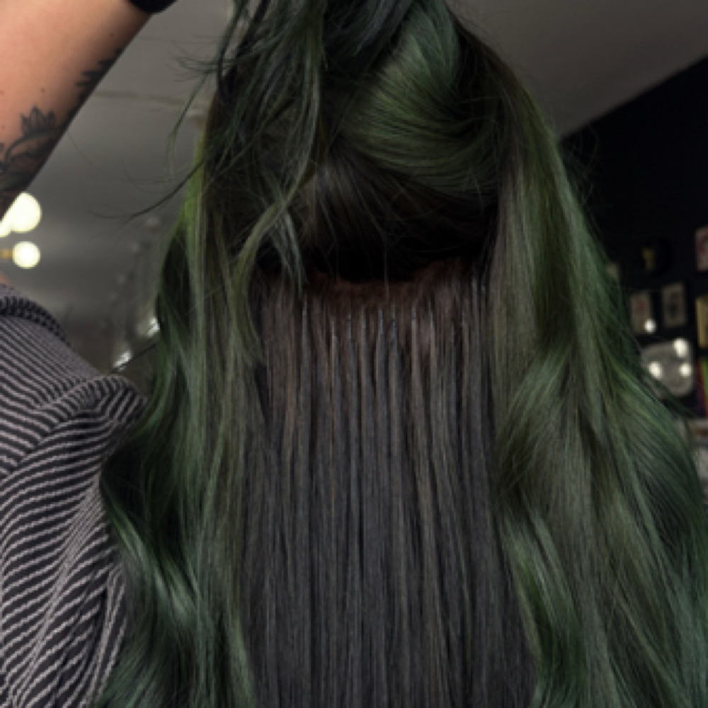 K-Tip Extension Install at Rogue Salon in Mount Holly, NC