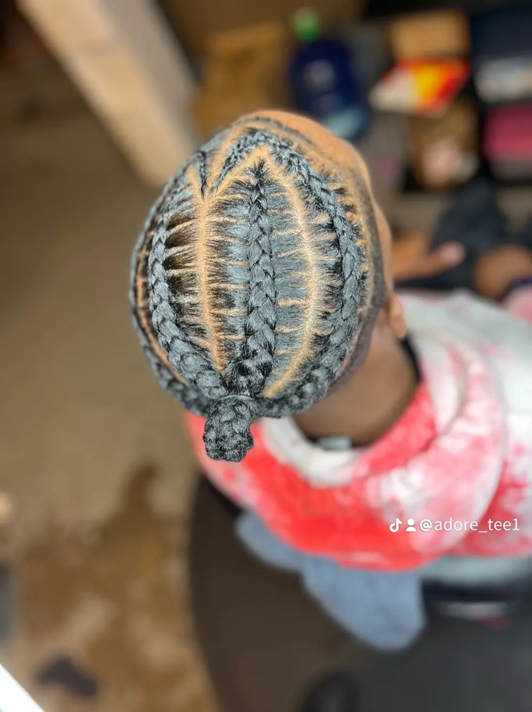 (Men) Full head. No design