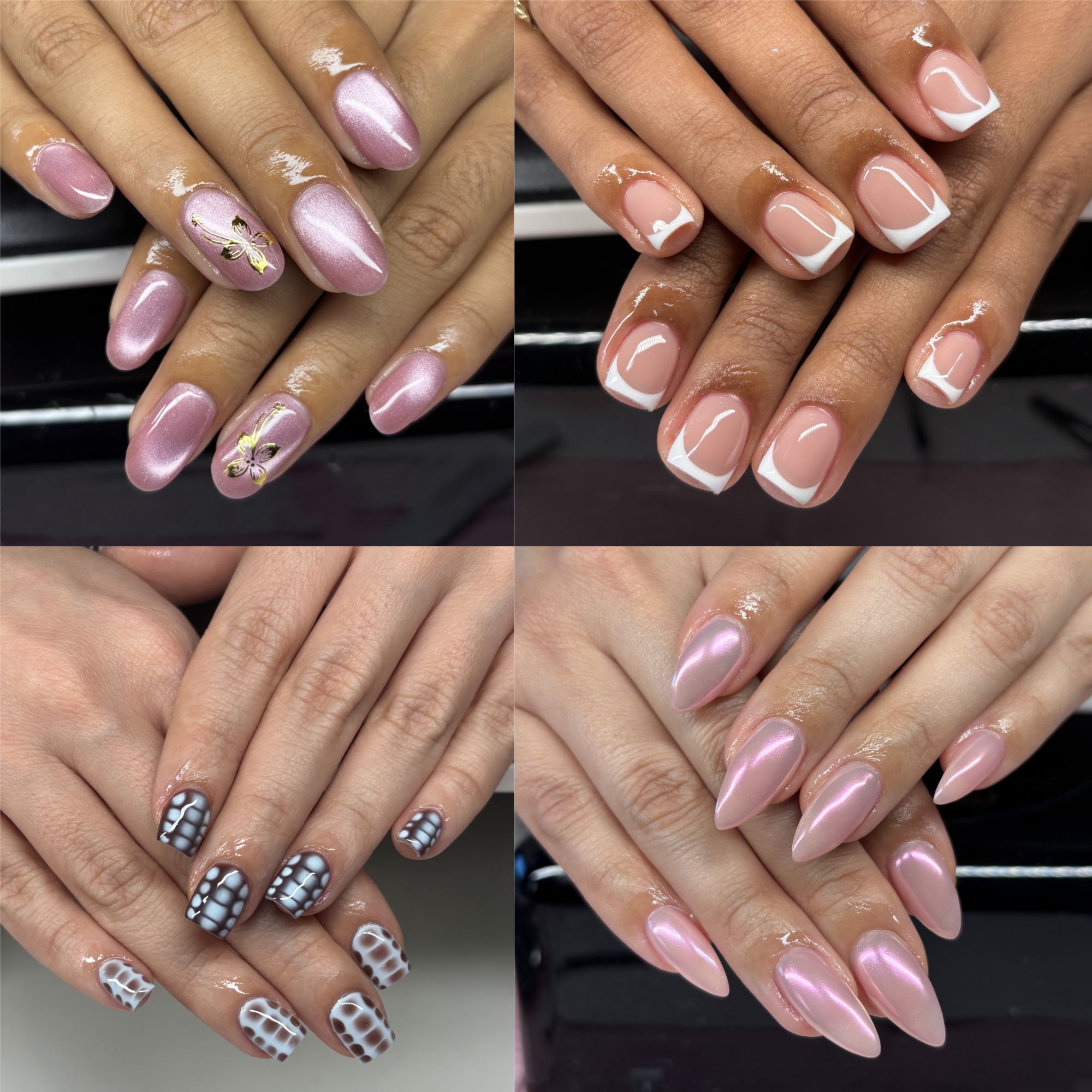 Tier 1 Nail Art | Minimal design at Roxy Redd Nails in Long Beach, CA