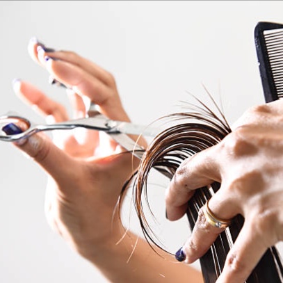 Scissor Cut at Invoke Salon in Portland, OR