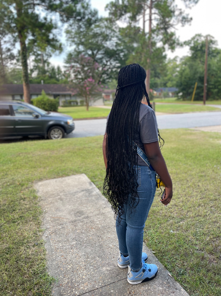 Knotless Braids (med.)