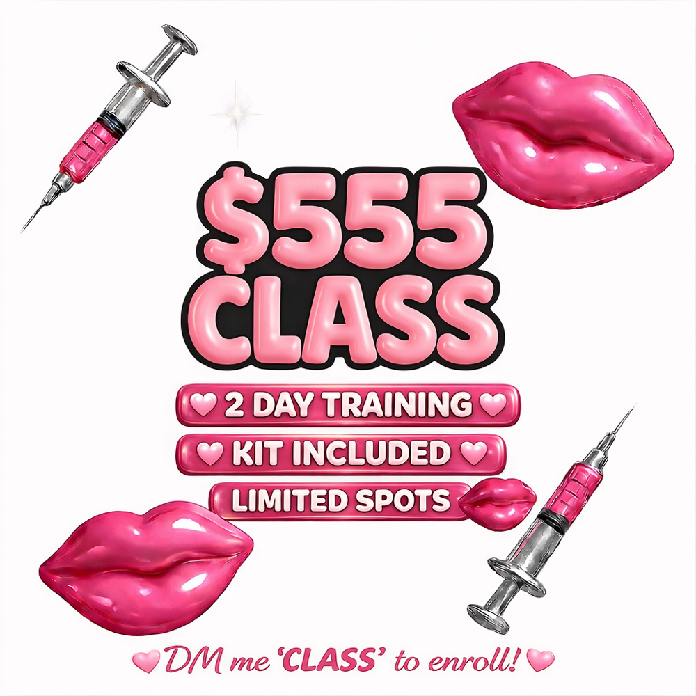 $555 Lip Filler Course Special at The Beauty Plug Aesthetics in Garland, TX