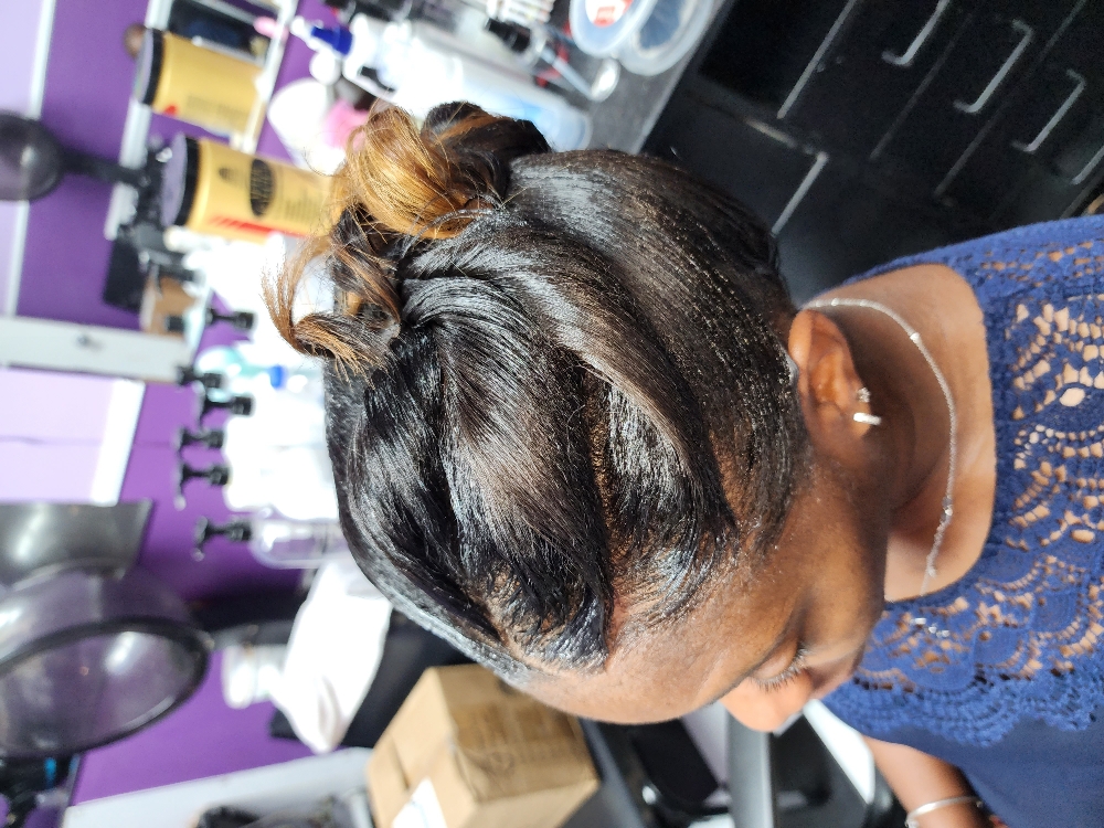 Updo (NO WEAVE) at Mrs. Renee in Goldsboro, NC