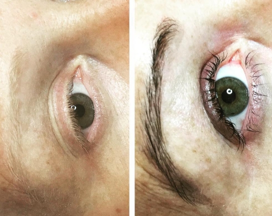 Eyebrow and Eyelash Tint