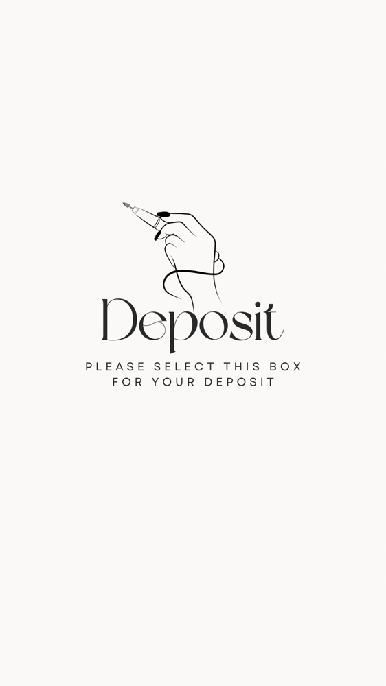 DEPOSIT (select this box)