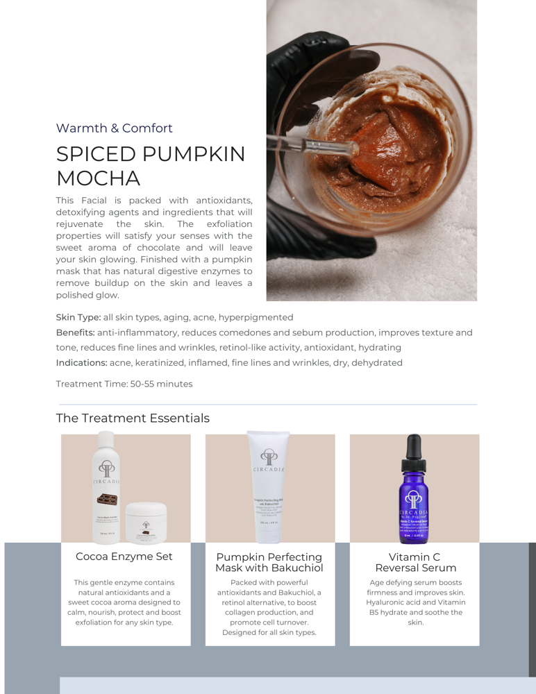 Spiced Pumpkin Mocha Facial