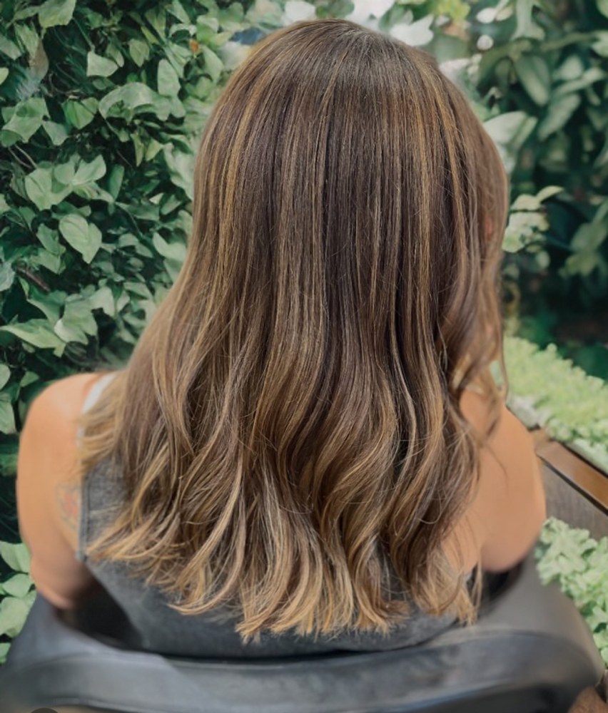 Color Partial Highlight at Hair by Carli @ The Market Commons in Myrtle Beach, SC