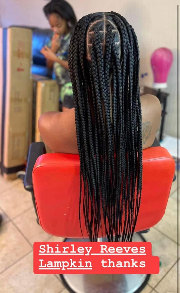 Big Knotless Bra Length