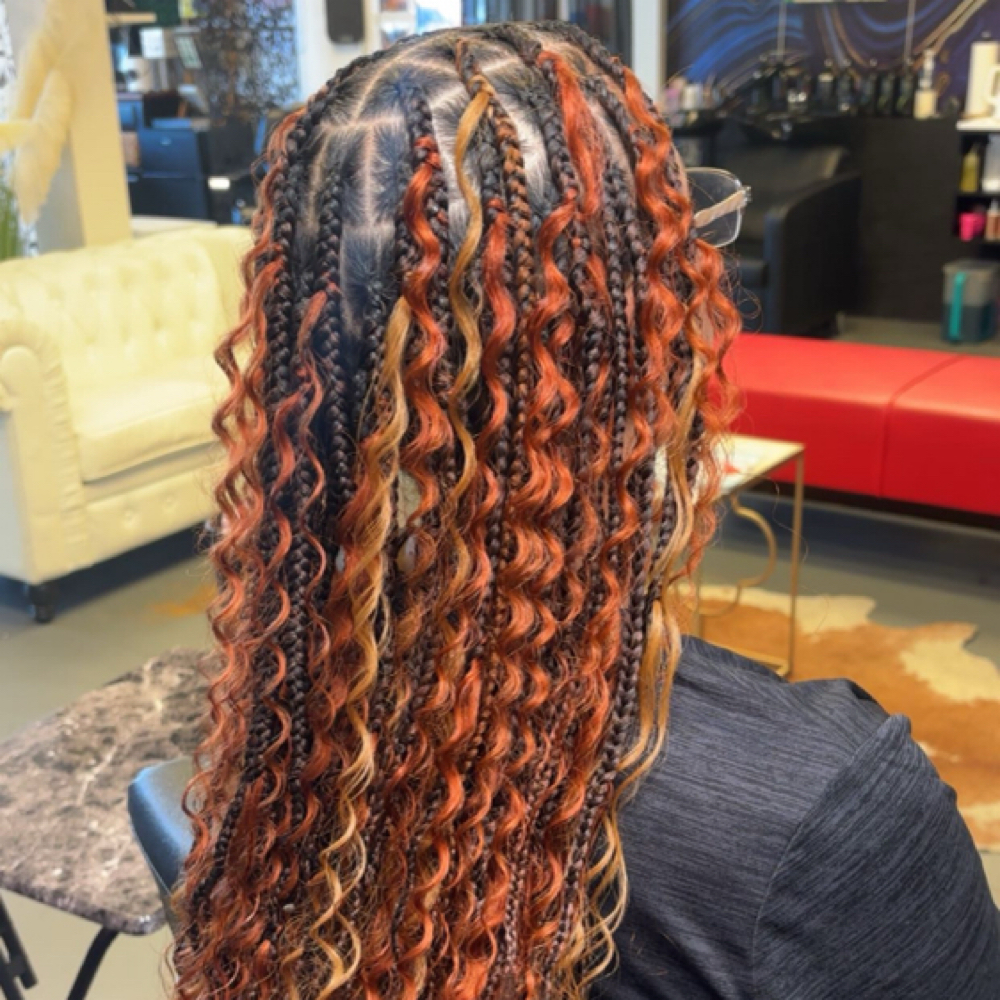 Medium Knotless at XXI Shēk Hair Co. in Kingsland, GA