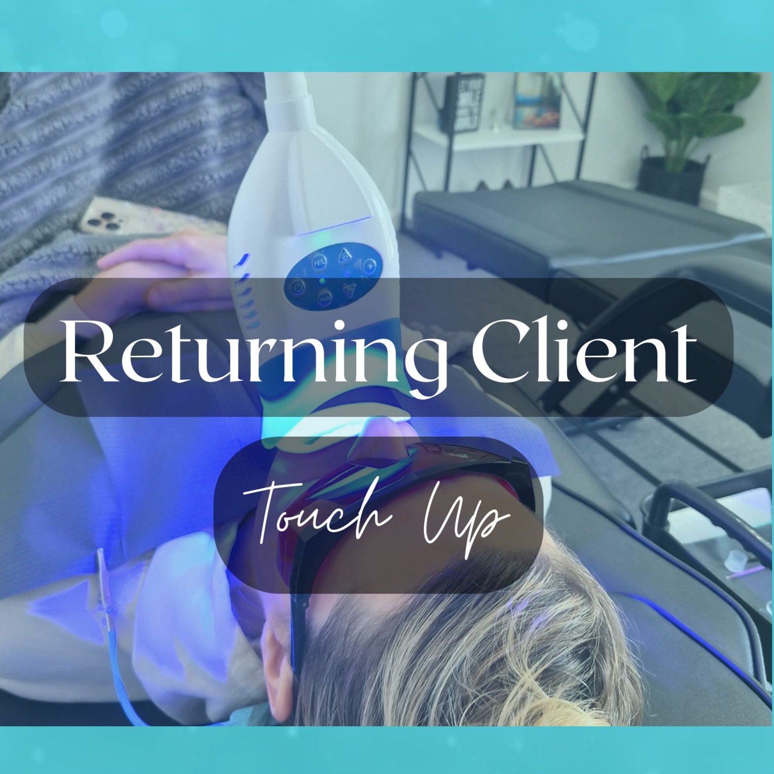 Returning Client-Touch Up at Roaming Smiles Teeth Whitening in Cottleville, MO