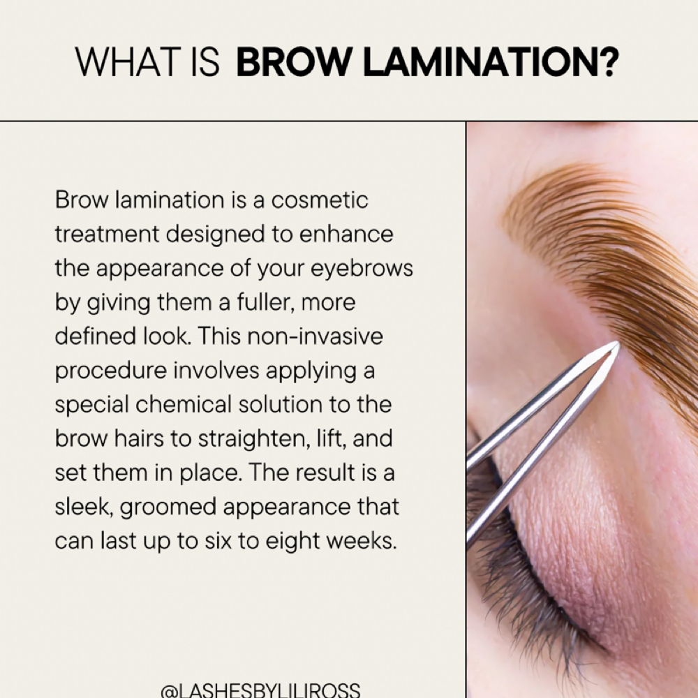 Brow Lamination & Wax at Lashesbyliliross in Bakersfield, CA