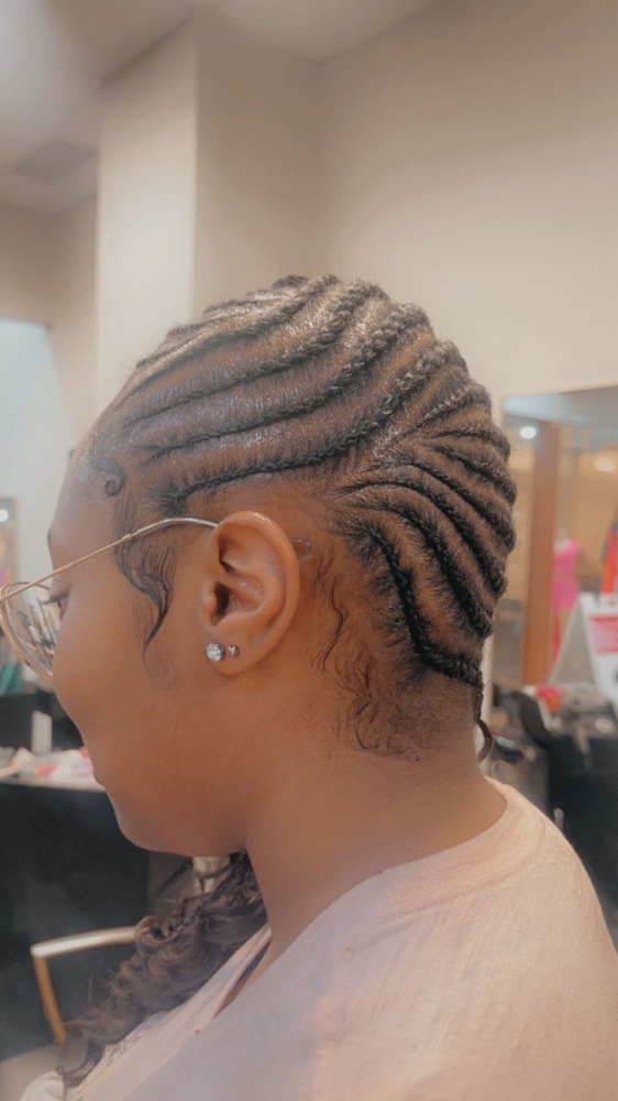 Feed-In Braids/ Freestyle Conrnows