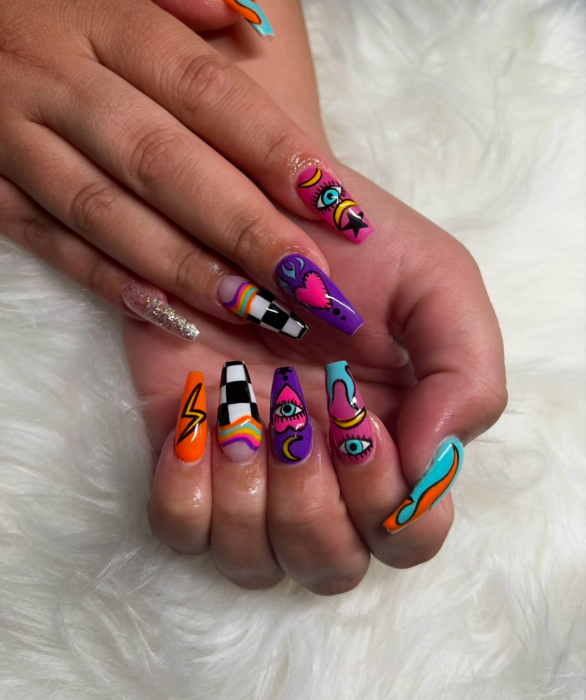 Hand Painted Nail Designs