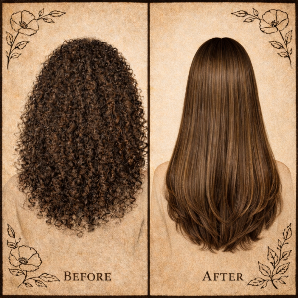 Straightening/smoothing at Stones and Strands LLC in Abilene, TX