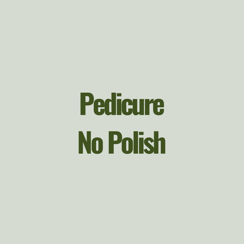 Pedicure - No Polish at Center Street Studio in Sebewaing, MI