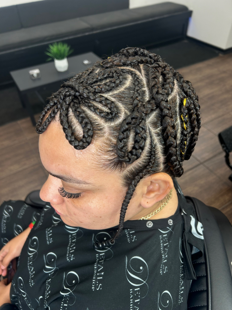 “The Braided Baldie”
