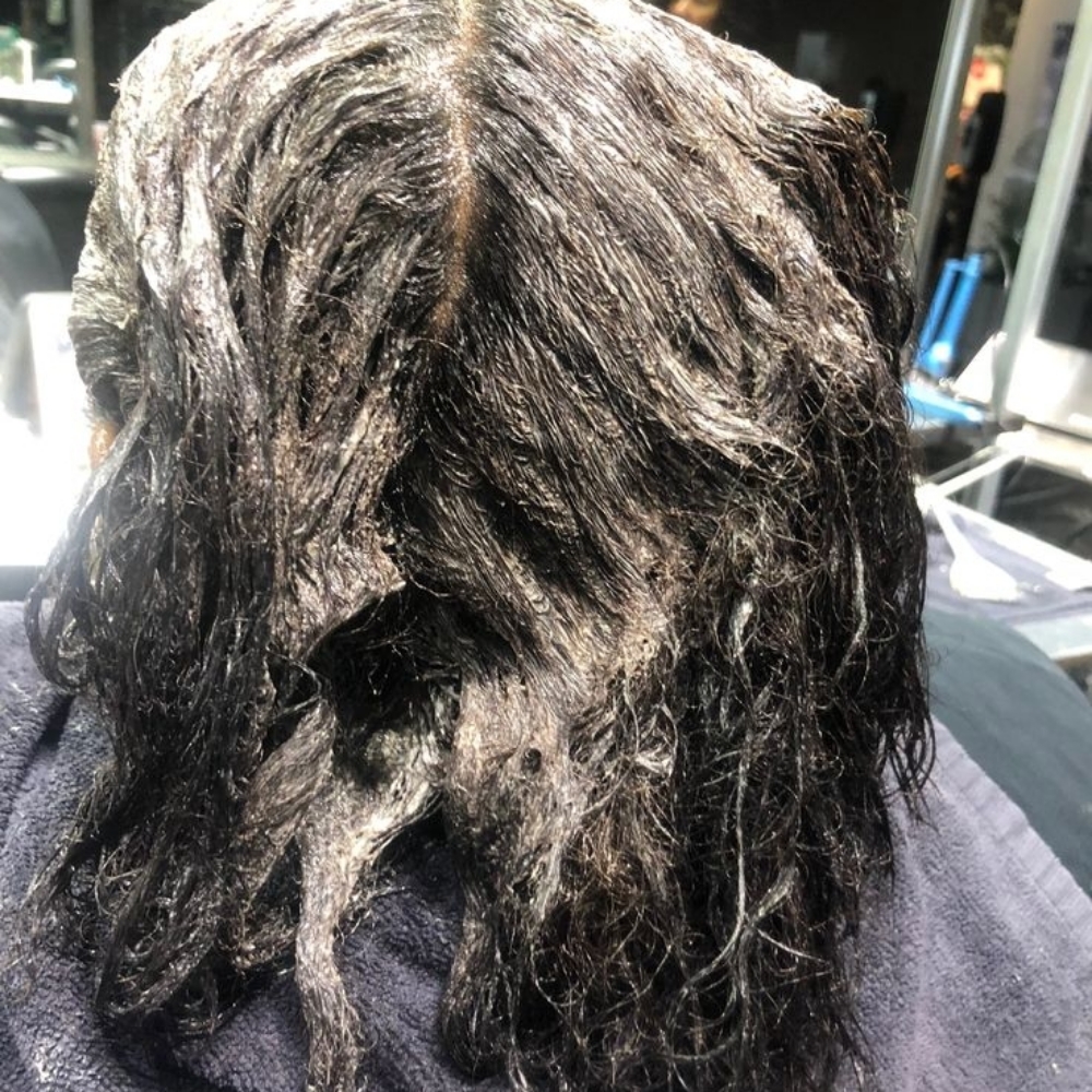 Virgin Relaxer at Billion Hairs Salon in Kansas City, KS