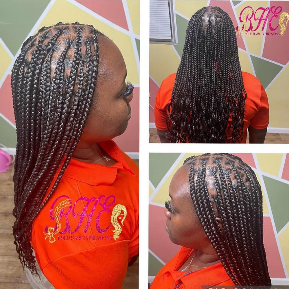 Smedium Knotless Box Braids at Erica Sam in Opelousas, LA