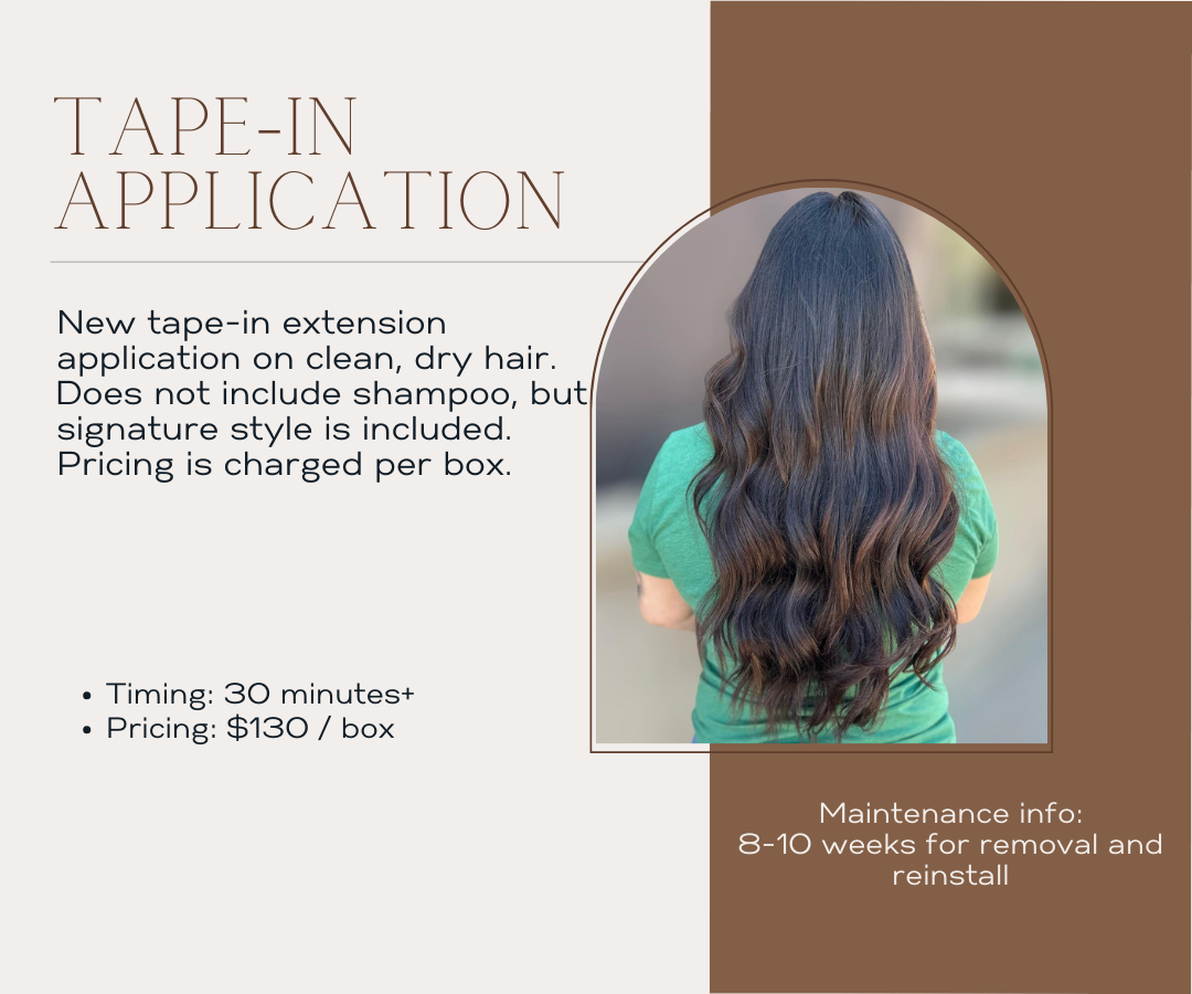 Tape In Extension Application