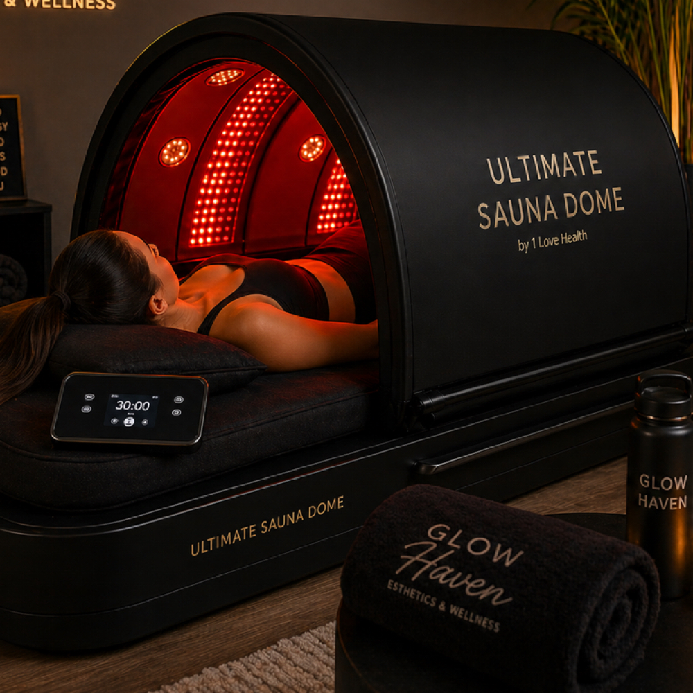 Ultimate Sauna Dome 45 Min Session at Glow Haven Esthetics & Wellness in Largo, FL