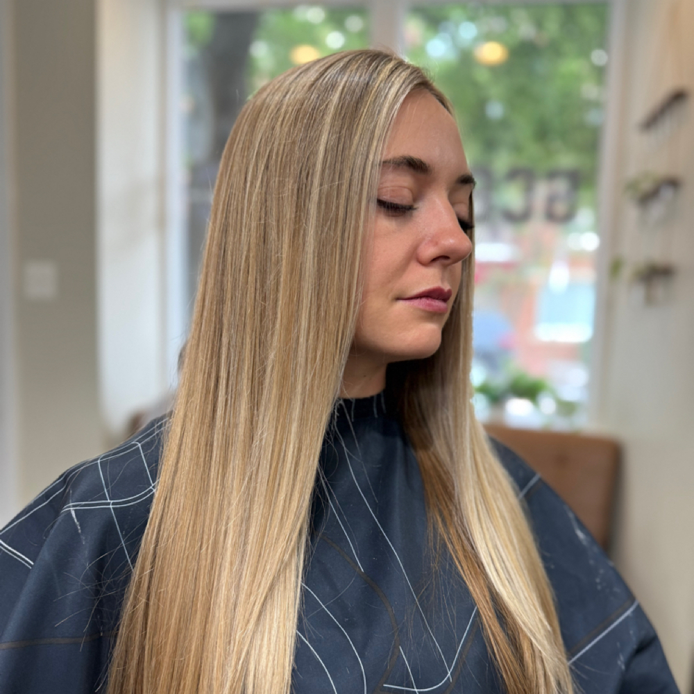 Keratin Treament at S Charles Beauty Co in Baltimore, MD
