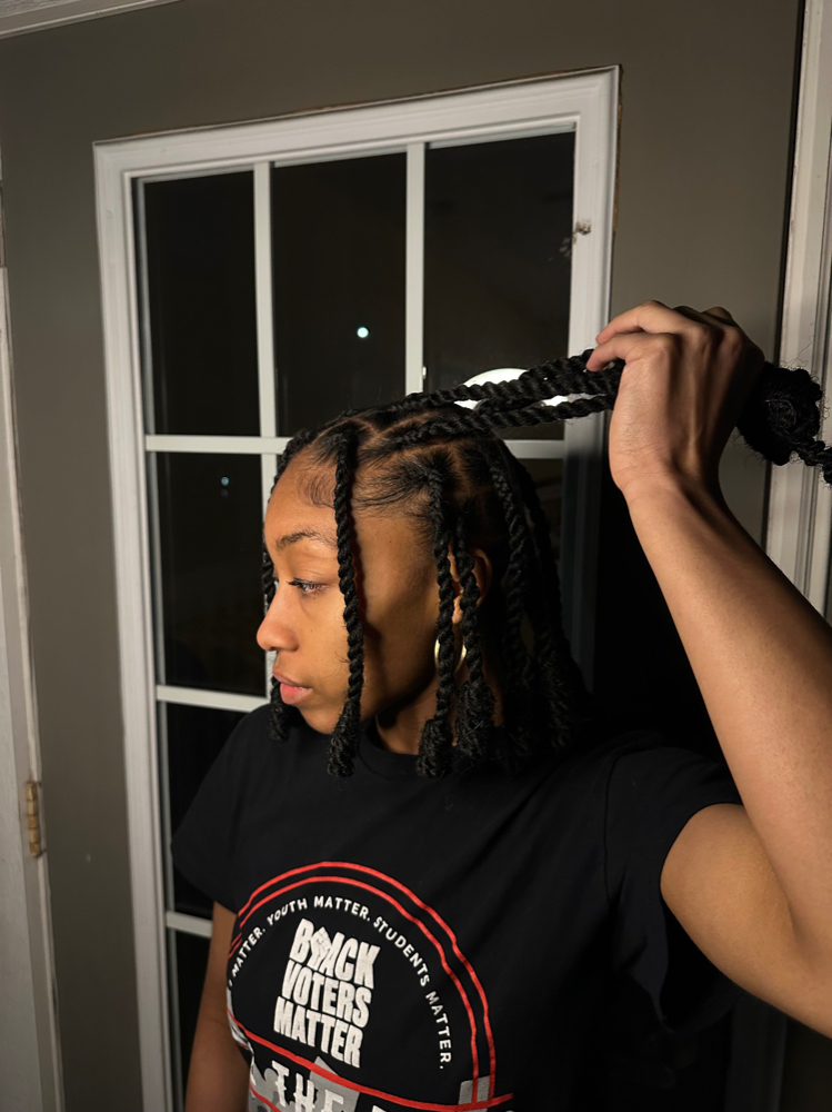 Shoulder Length Passion Twists