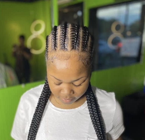 7-8 Stitch Braids at Dreya The Artist in Grand Prairie, TX