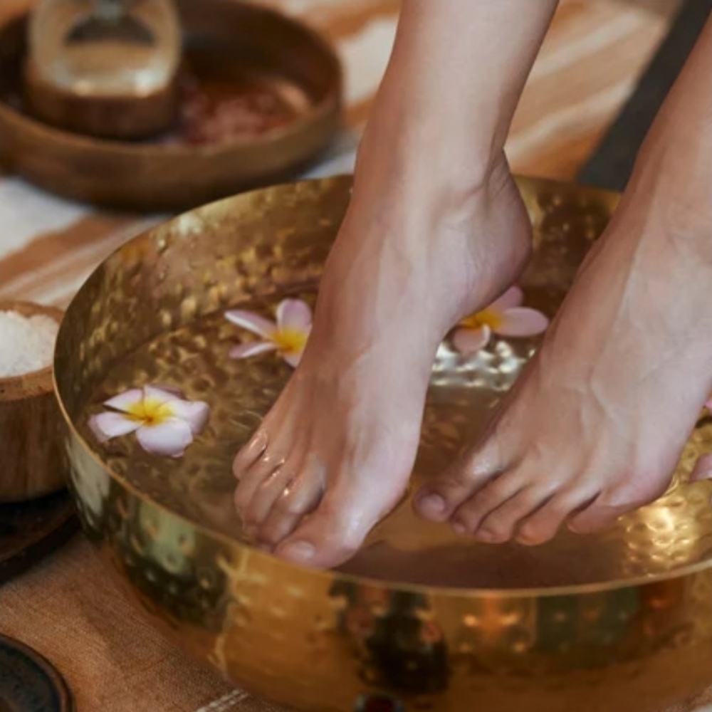 Herbal Foot Soak Reflexology Ritual at Pour: Self-Care Practice in Tucson, AZ