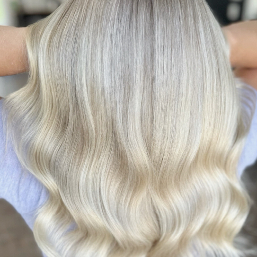 Full Platinum Card at Halo Hair Studio in Saco, ME