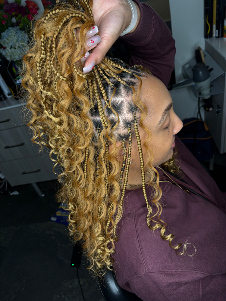 Medium Bob Boho Knotless
