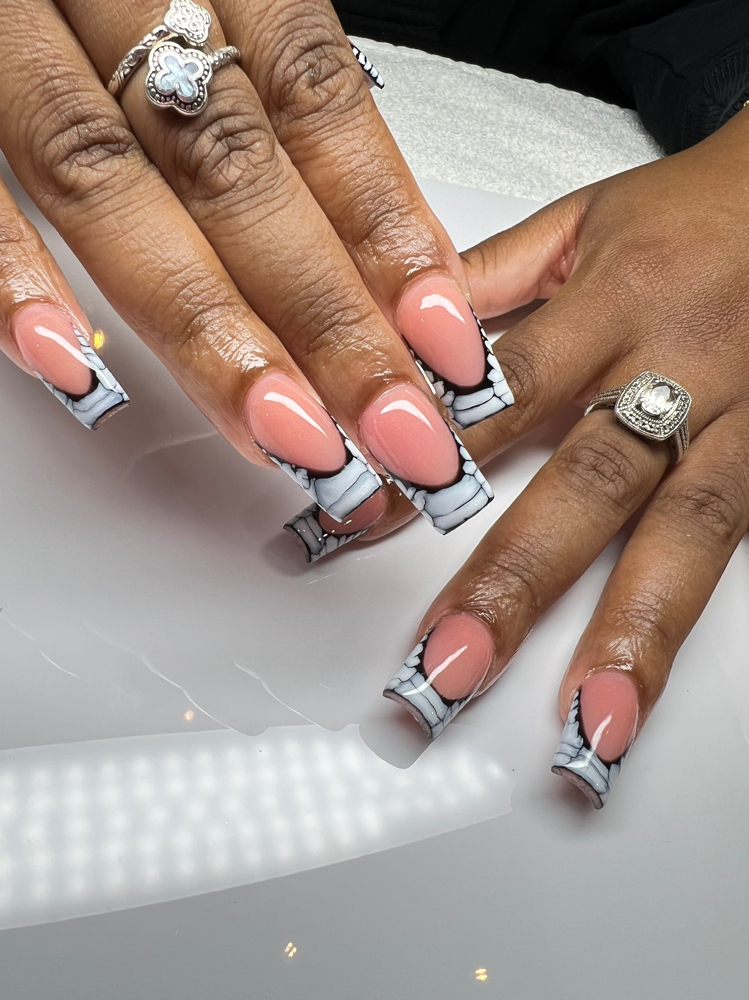 French/ombre Acrylic Fill