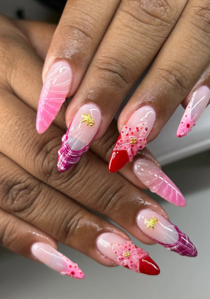 XL Large Gelx Nails