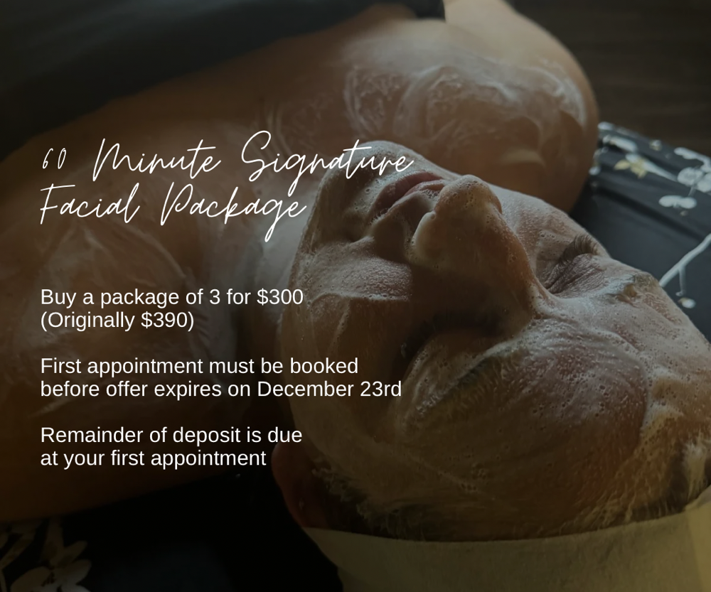 60min Signature Facial Package