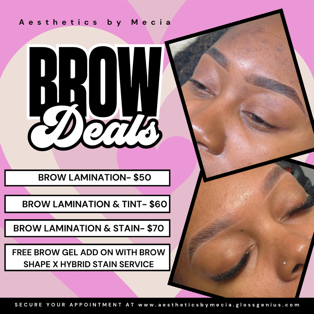 Brow Lamination & Tint Deal