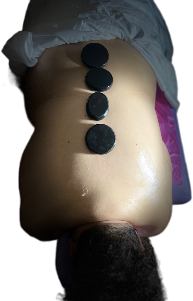 Hot Stone Back Therapy