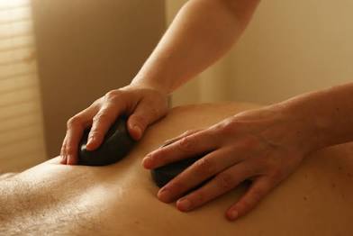 Hot stone massage