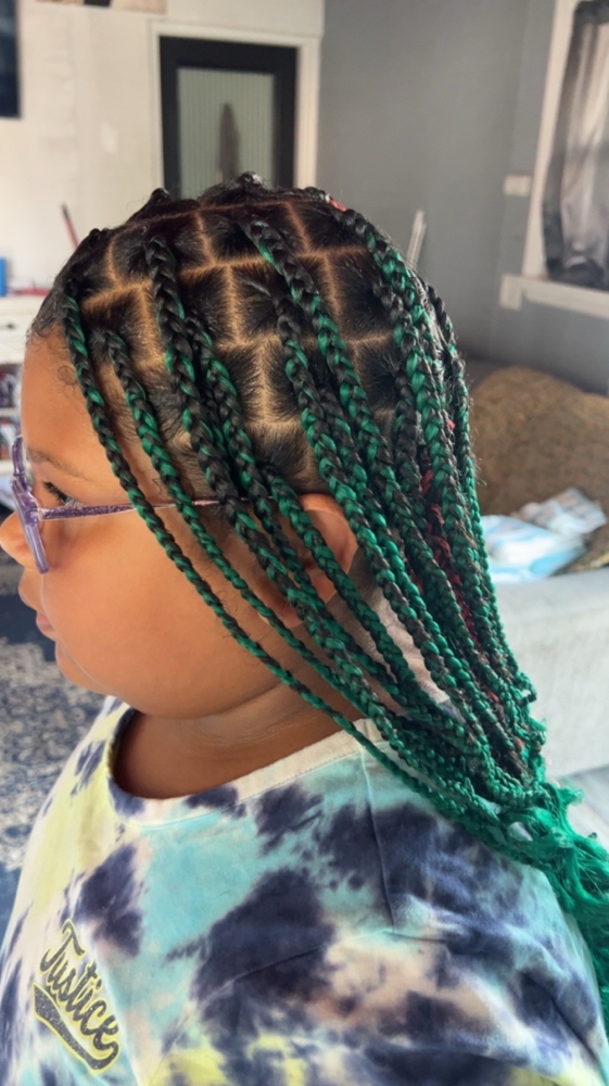 Large Knotless Braids 30-35