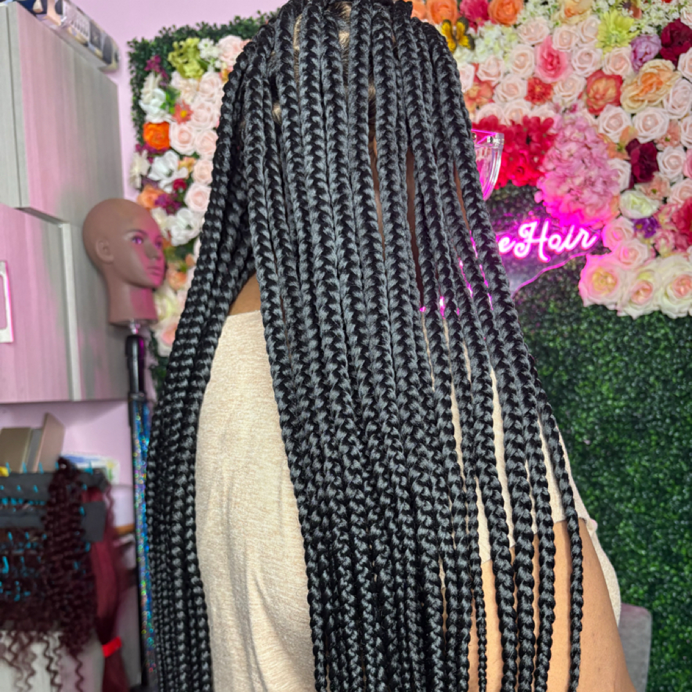 Large Box Braids at Styles By Kye in Chicago, IL