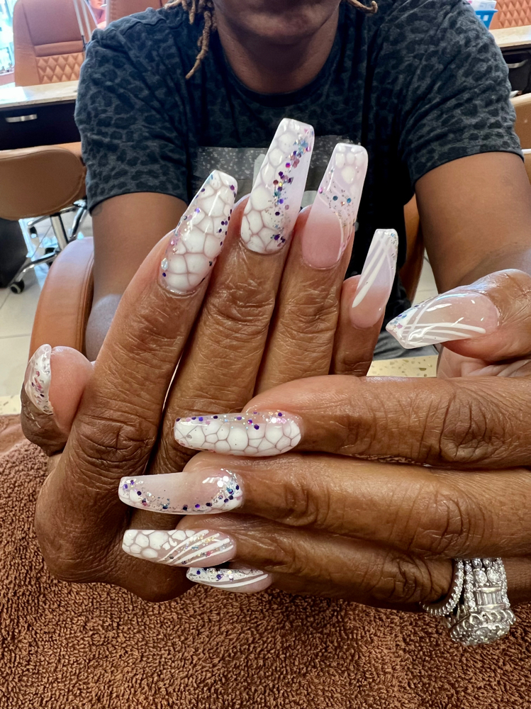 ACRYLIC FULLSET WITH GEL