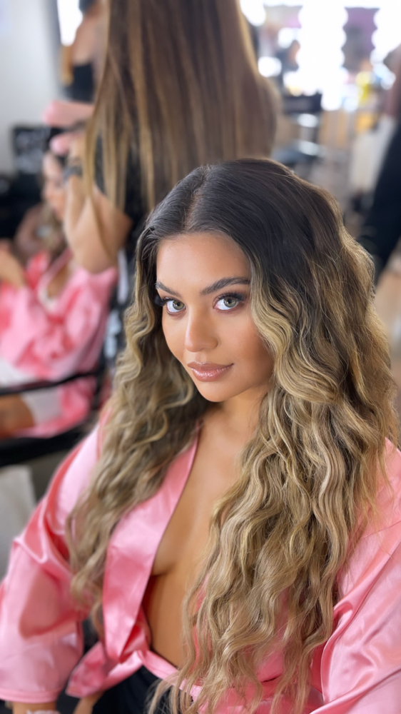 Flat or Curling Iron Finish.