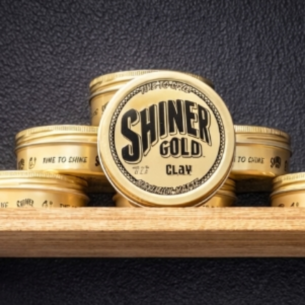 Shiner Gold Styling Clay at WetzigBarbers in Westminster, CO