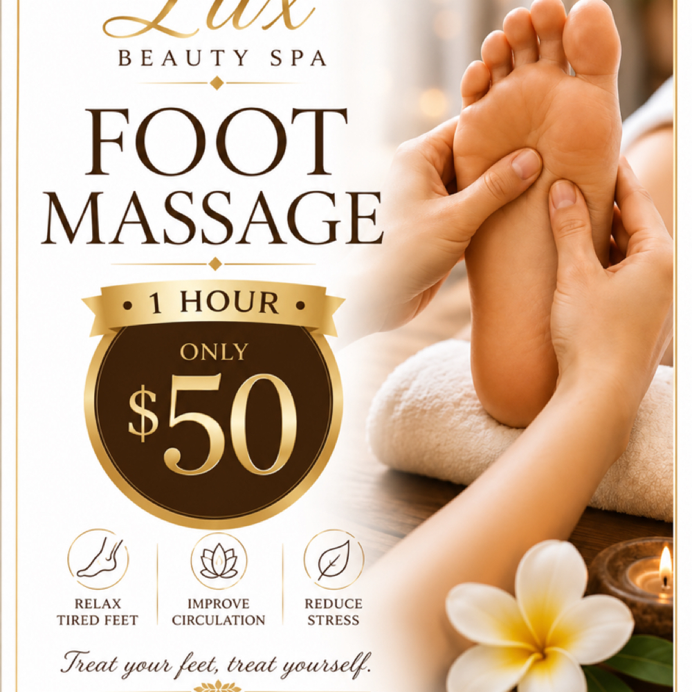 Foot Massage , Foot Only at Lux Beauty Spa in Los Angeles, CA